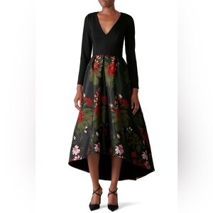 Hutch Size 4 Floral High-Low Dress